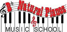 B Natural Pianos & Music School Logo