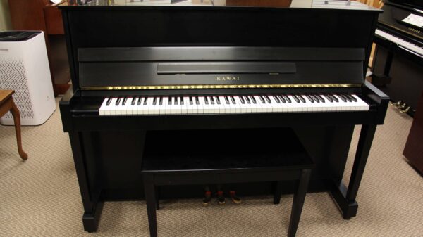 Kawai 44" Professional Upright Piano Model CX-5H, Traditional Ebony Satin