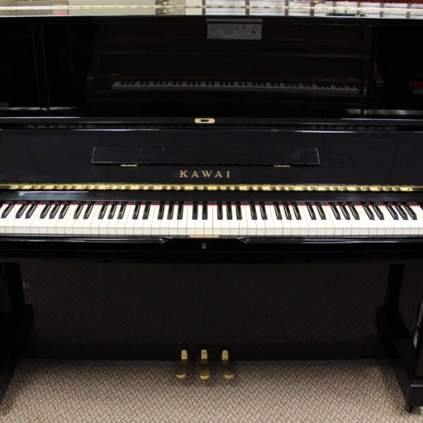 Kawai 49" Professional Upright Piano, Certified preowned, Model K-50E Traditional Ebony Polish